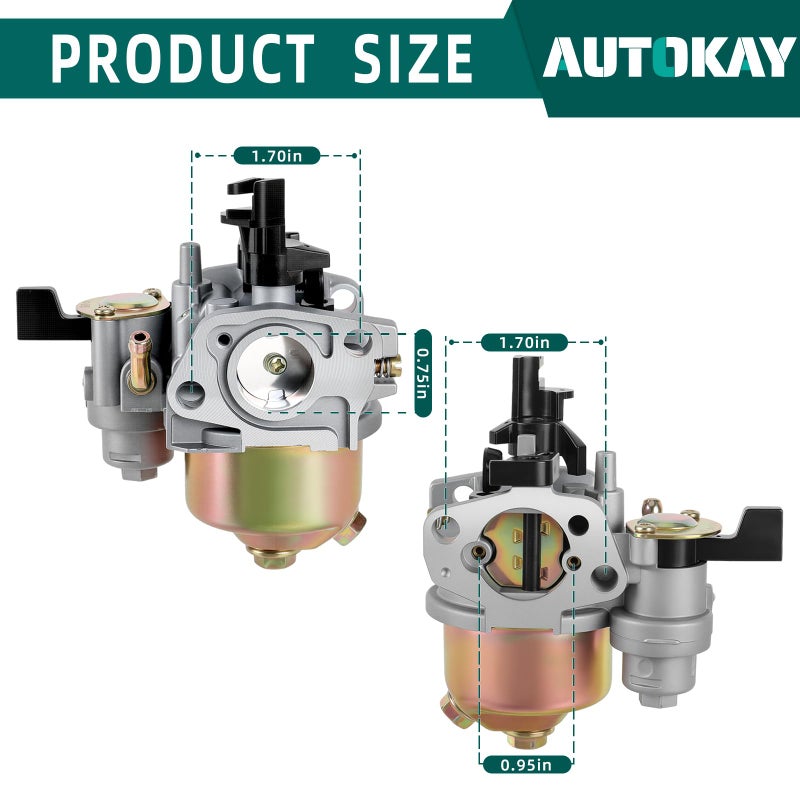 AUTOKAY 13624001 Carburetor Carb Assy for TrailMaster MID XRS XRX 168cc 196cc 5.5 6.5 HP MOTORS Go Kart Buggy LCT CMXX 136CC Gasoline Engine for Manual 208cc 2019 and newer models - Image 5